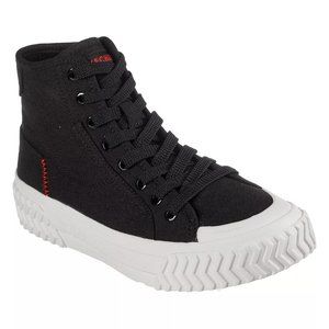 Skechers Womens Street Trax Canvas Hi-Tread Casual Sneakers